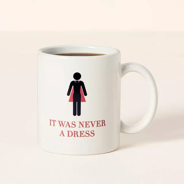 It Was Never a Dress Color Changing Mug