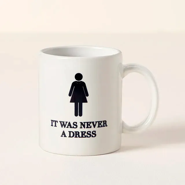 It Was Never a Dress Color Changing Mug
