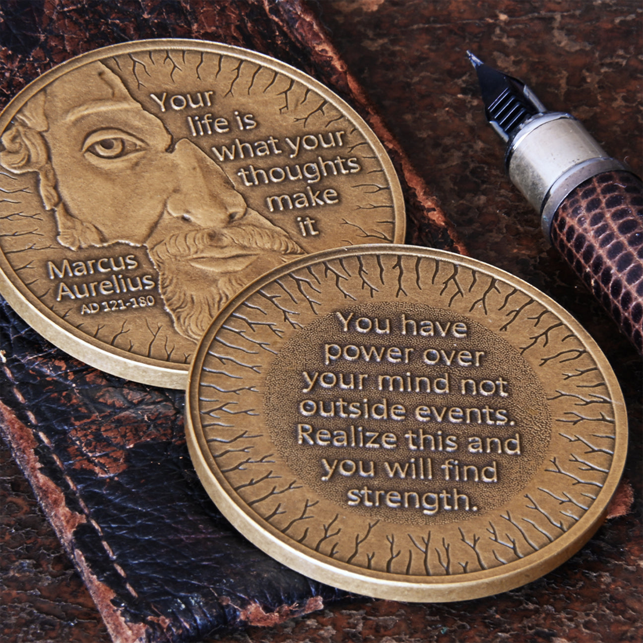 Marcus Aurelius Challenge Coin