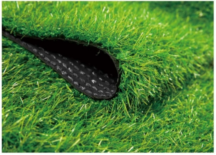 Artificial turf used in public activity areas of square park construction sites