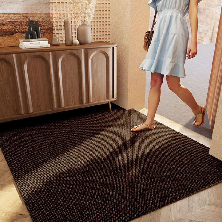 Cross border pineapple patterned kitchen mat, long strip, household doorstep mat, non slip entry doormat, absorbent kitchen carpet mat