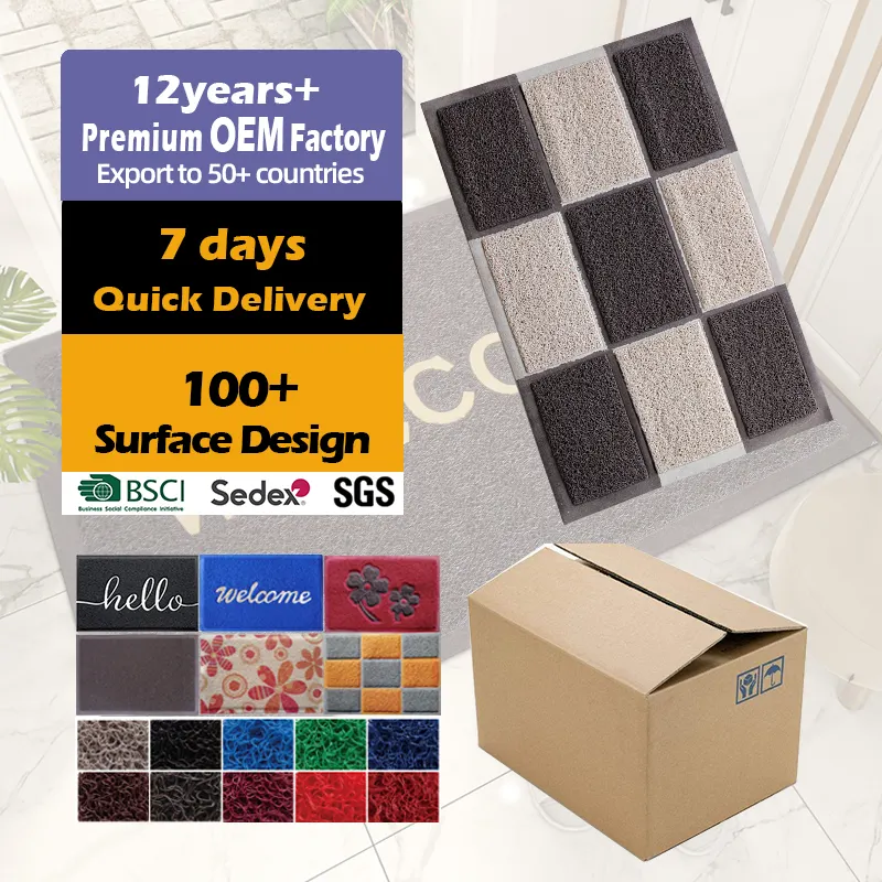 hot sale entrance doormat indoor and outdoor mat custom door mats floor carpet for home