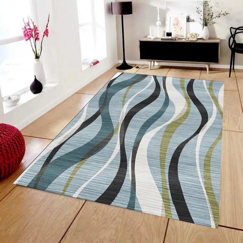 Modern living room carpet printing rug and mats