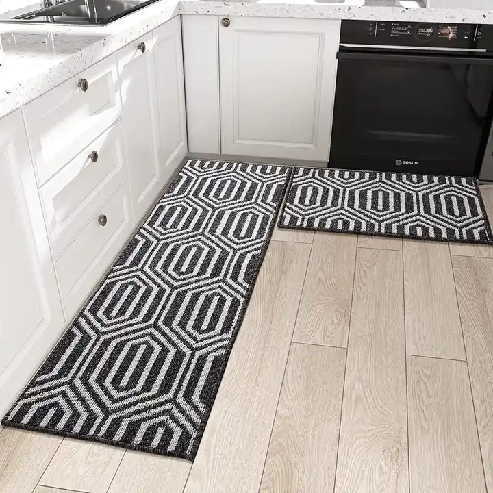 Wholesale Non Slip Loop Pile Polypropylene Kitchen Floor Mats Anti Fatigue Comfort Standing Mat kitchen mat