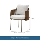 Single chair (stainless steel)