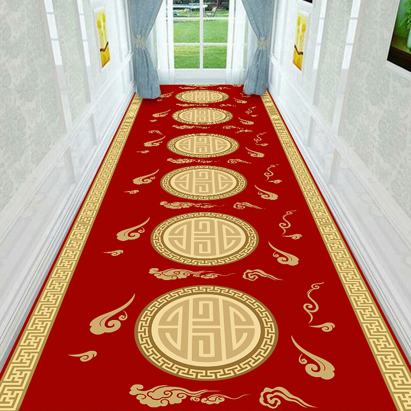 3D Cuttable floor mat, corridor, staircase, long strip, household carpet, hotel corridor mat
