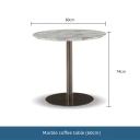 Marble coffee table (60cm)