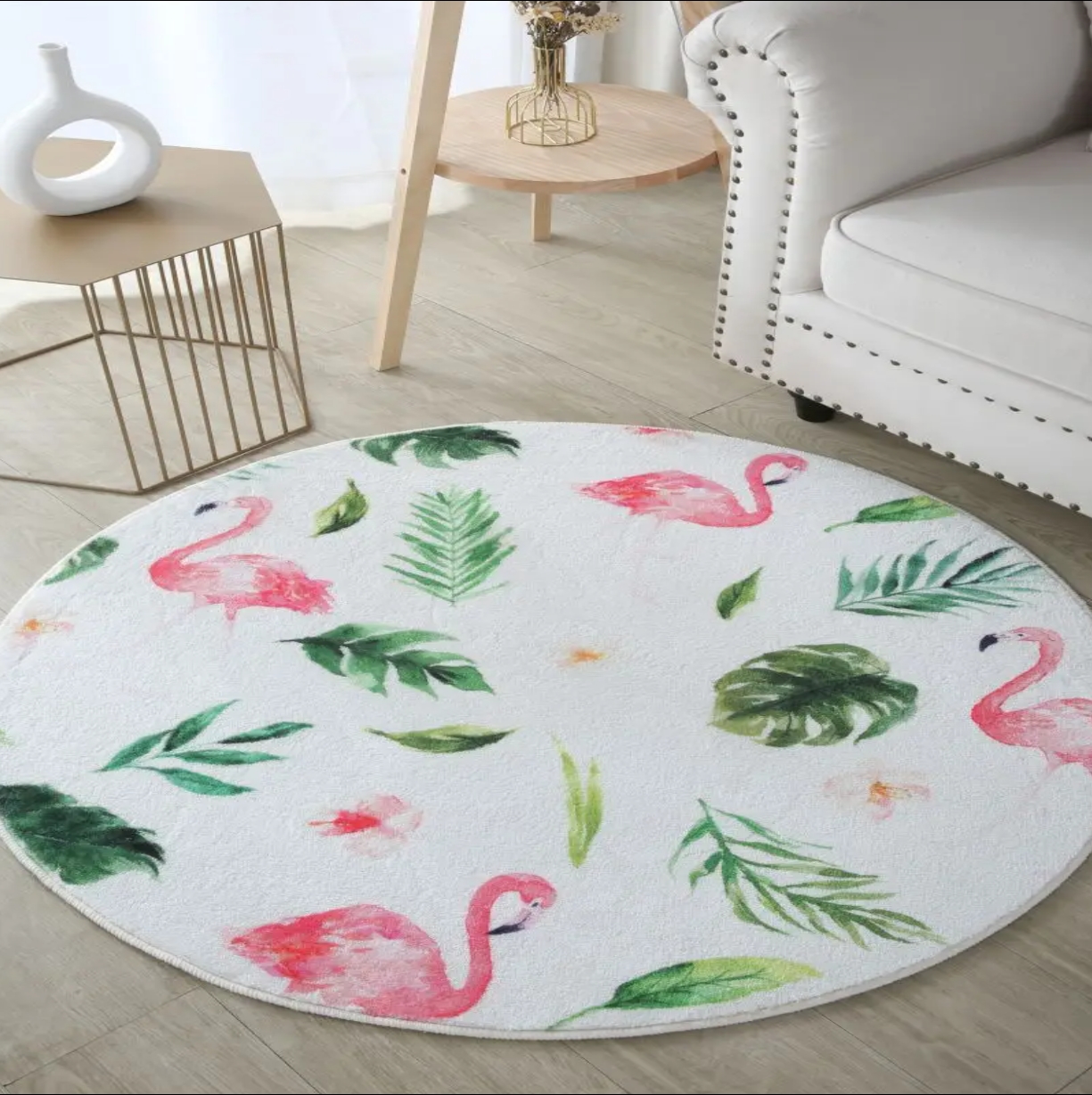 Good Quality Cheap Home Decorative Round Shape Eco-Friendly Living Room Carpet