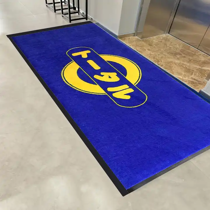High Quality Entrance Indoor Outdoor Foot Floor Mats Nylon Custom Carpet Printed Logo Doormats Welcome Entry Door Mats