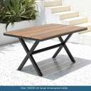 150x90cm large rectangular table