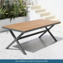 220x90cm large rectangular table