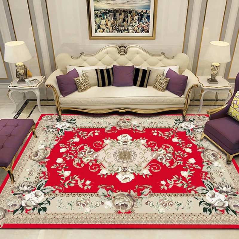 European style carpet, living room, coffee table carpet, thickened American style sofa, household rectangular luxury bedroom, bedroom, bedside carpet