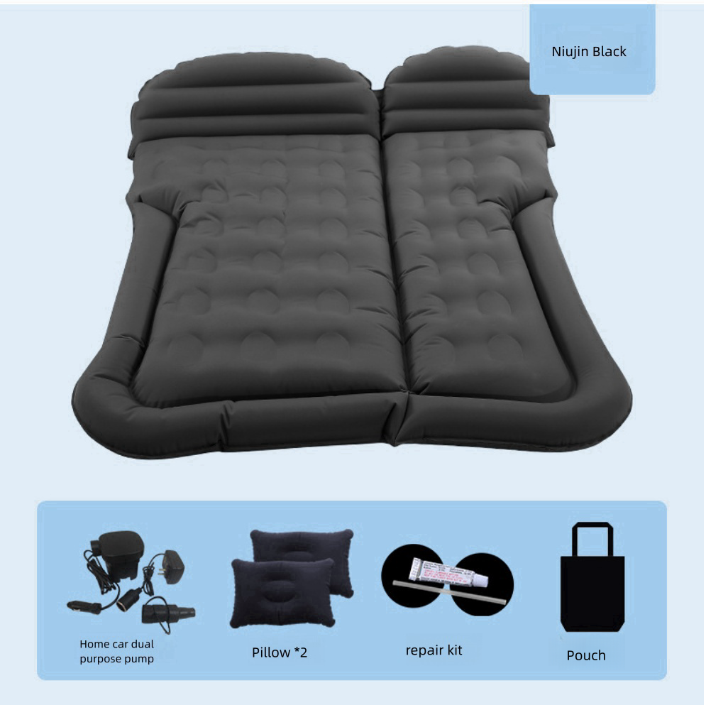 Car folding travel mattress SUV rear seat sleeping cushion trunk car inflatable bed car air cushion bed inflatable cushion