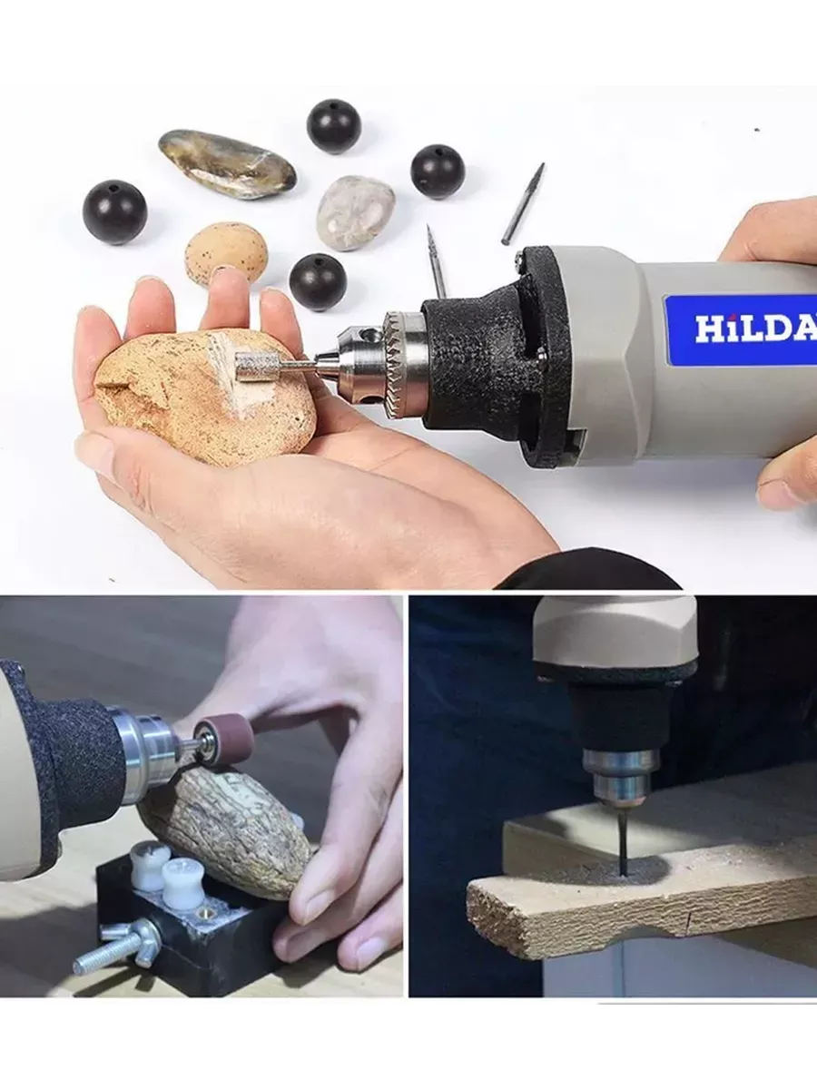 Гравер электрический, 400 Вт, Регулировка Скорости