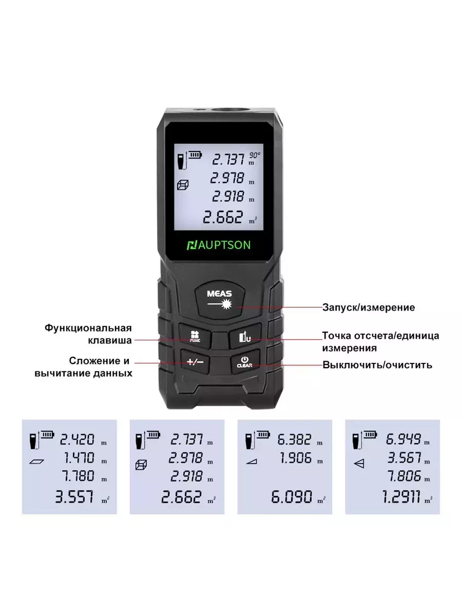 Лазерный дальномер 100 м