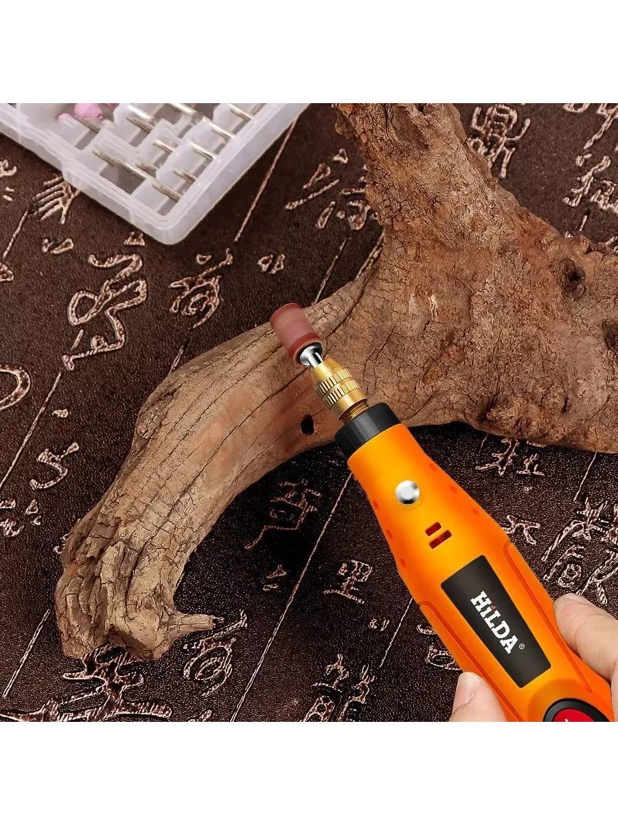 Гравер электрический с насадками в кейсе