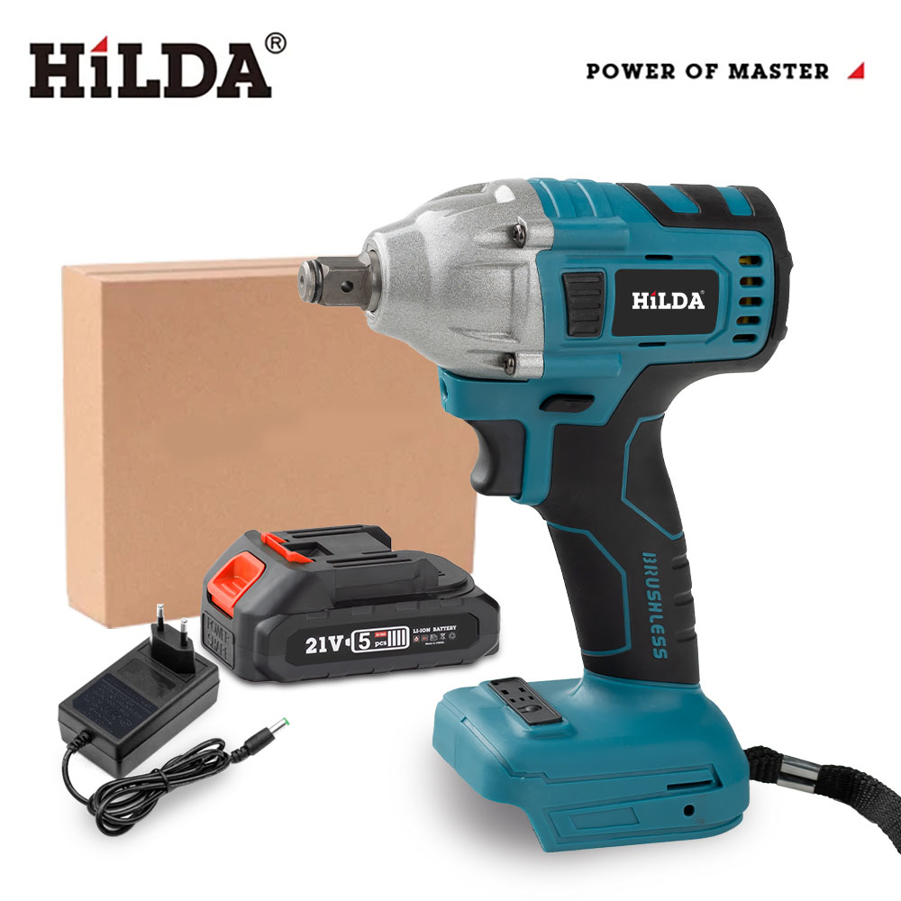 Гайковерт электрический ударный бесщеточный 21 В