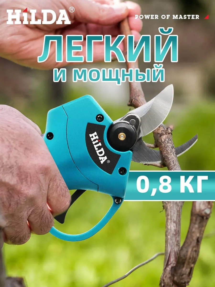 Секатор аккумуляторный садовый бесщеточный