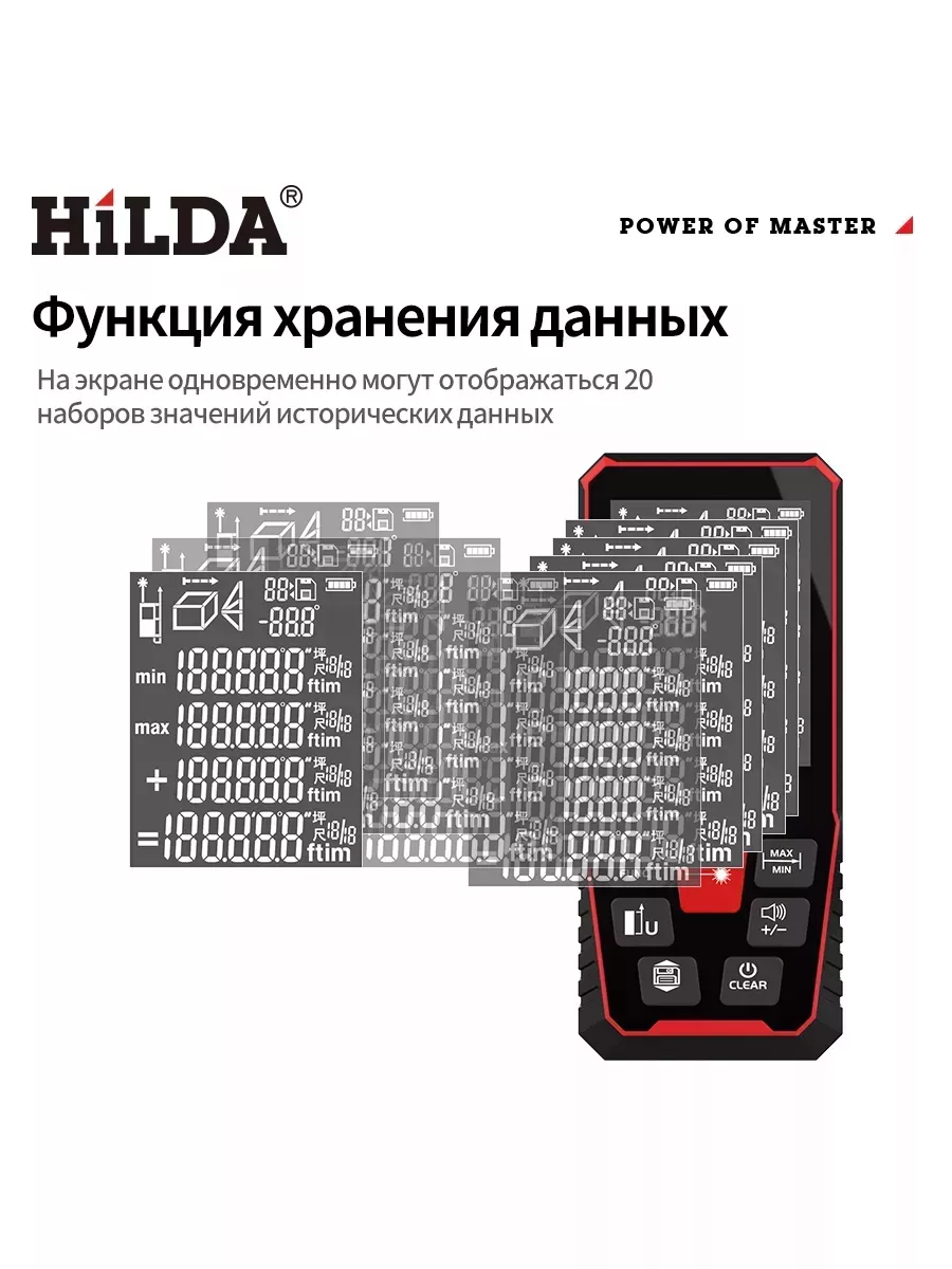 Лазерный дальномер 100 м