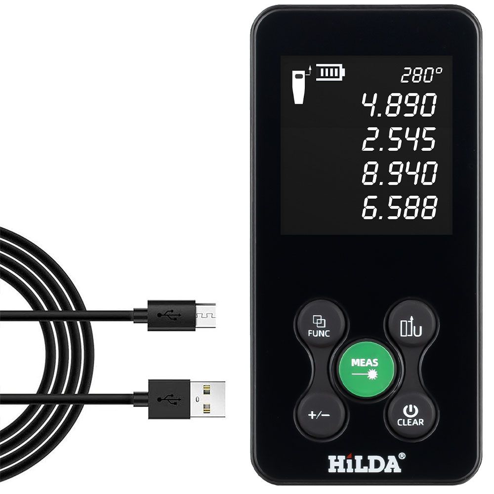 Лазерный дальномер,Зеленый луч,50M