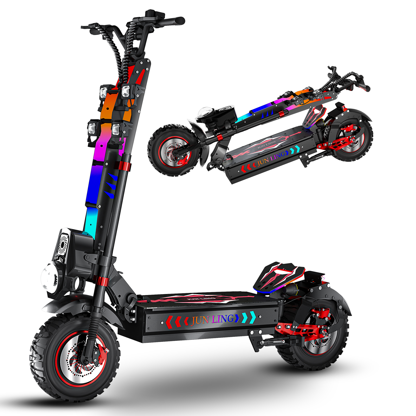 JL86 US Stock 13 Inch Tire 60V 10000W Fast Speed Mountain Electric Scooter Powerful 55MPH Scooter