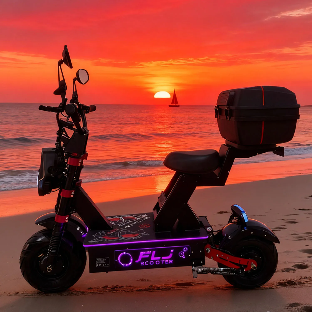 New Hot Selling US Stock 13 Inch Tire 72V 12000W Fast Speed Electric Scooter with App and NFC Fast Speed 120km/h Scooter