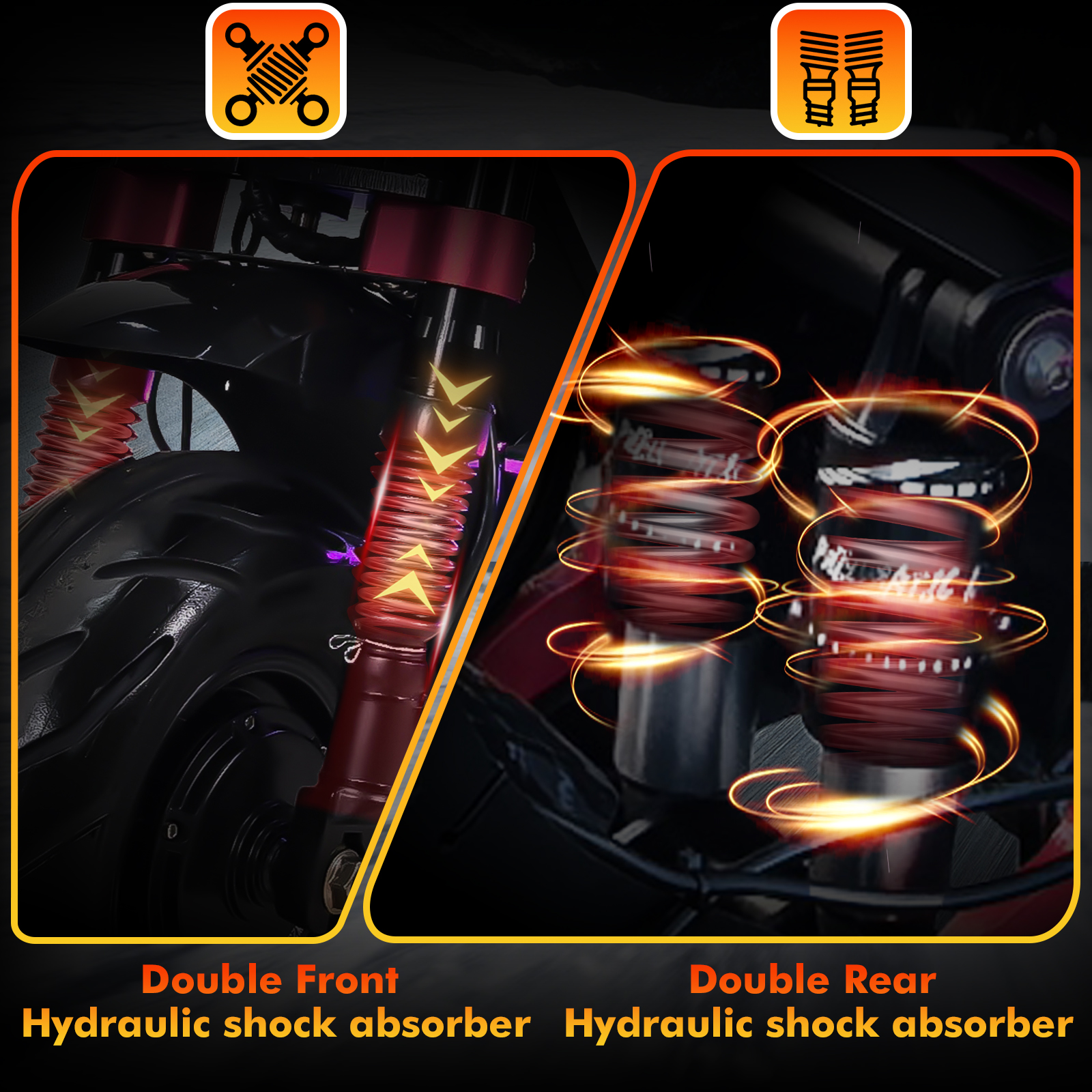 Newest US Stock K13 Ultra 13 Inch Tire 72V 12000W Electric Scooter with App and NFC Fast Speed 100km/h Scooter