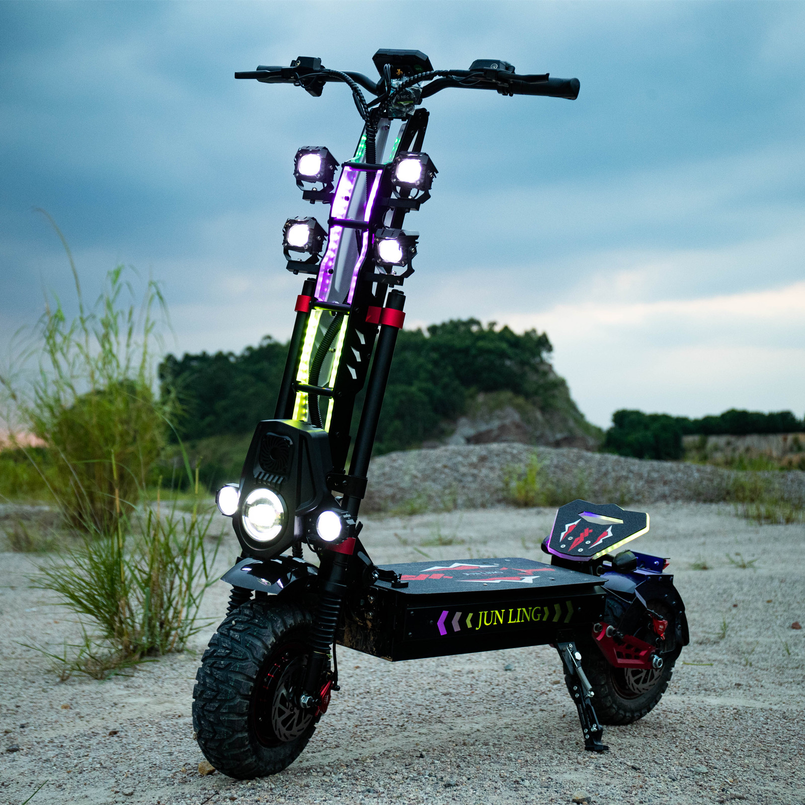 JL86 US Stock 13 Inch Tire 60V 10000W Fast Speed Mountain Electric Scooter Powerful 55MPH Scooter