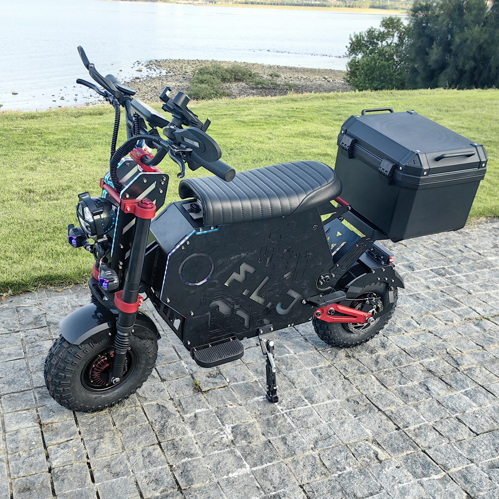 FLJ Hot Sell E scooter NFC Display 72V 12000W 13inch 14inch Adult Kick Scooter F14 New Design Bluetooth Electric Scooter