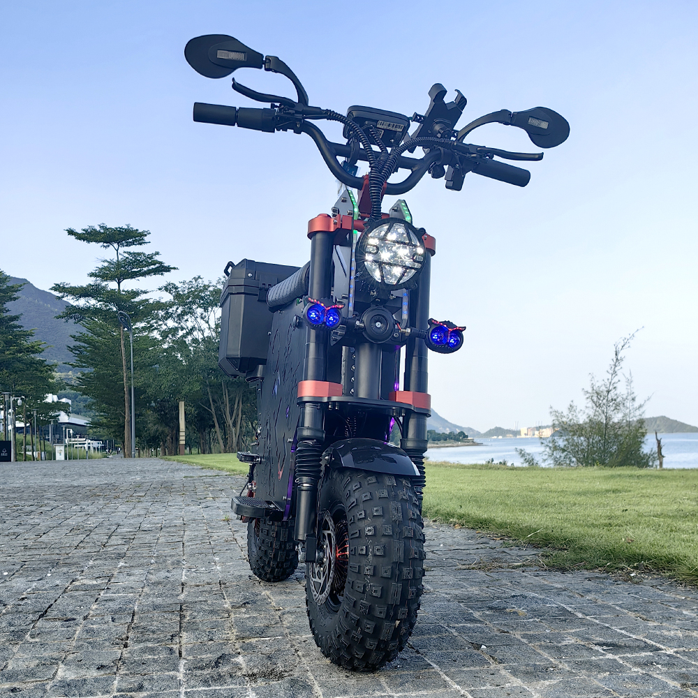 FLJ Hot Sell E scooter NFC Display 72V 12000W 13inch 14inch Adult Kick Scooter F14 New Design Bluetooth Electric Scooter