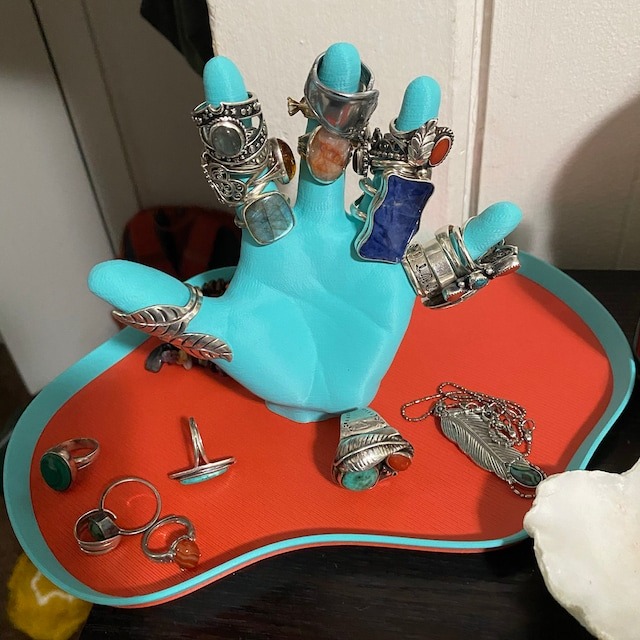 💍Hand Tray Jewelry Catchall Ring Dish