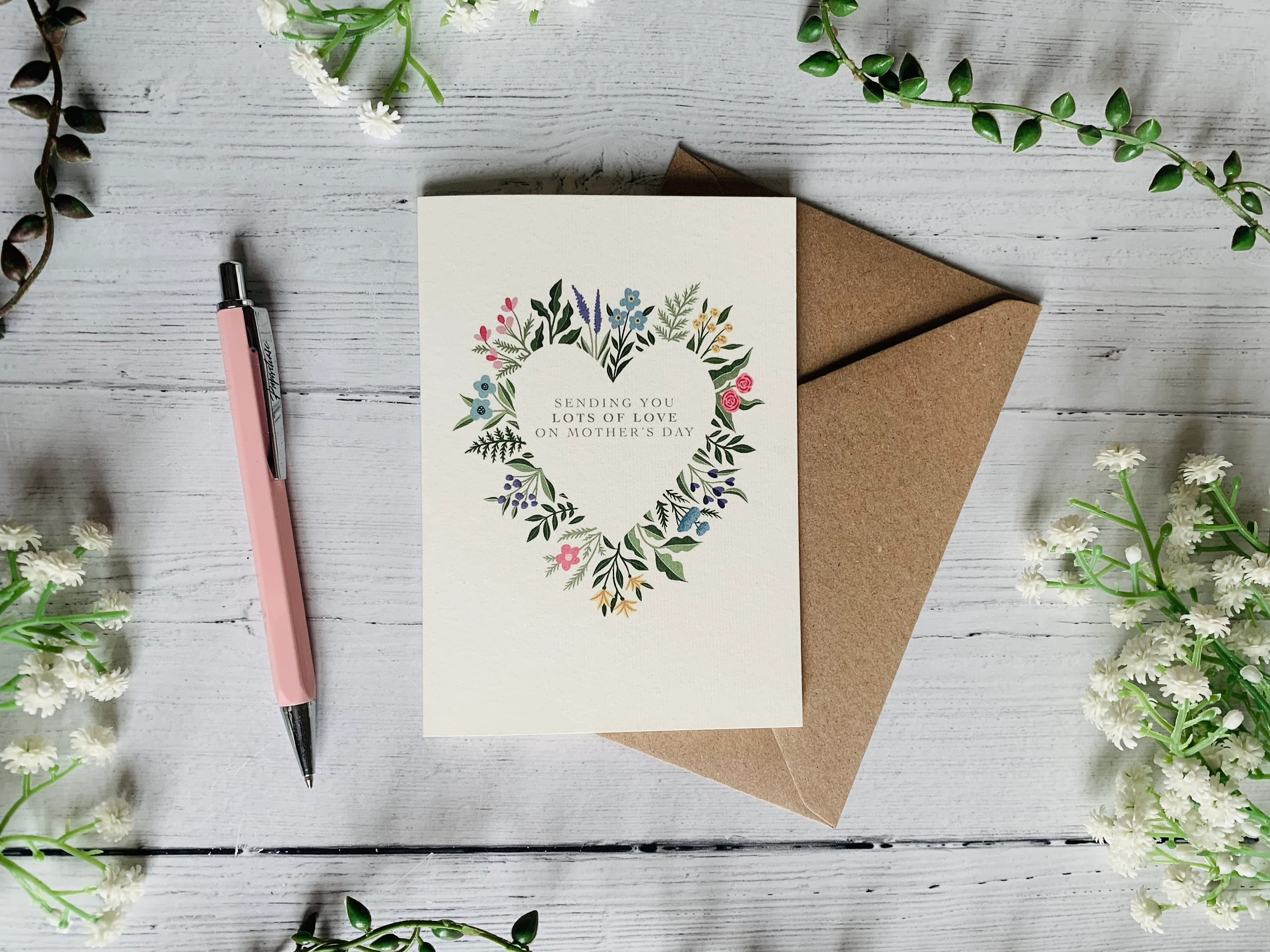 Floral Mother's Day card