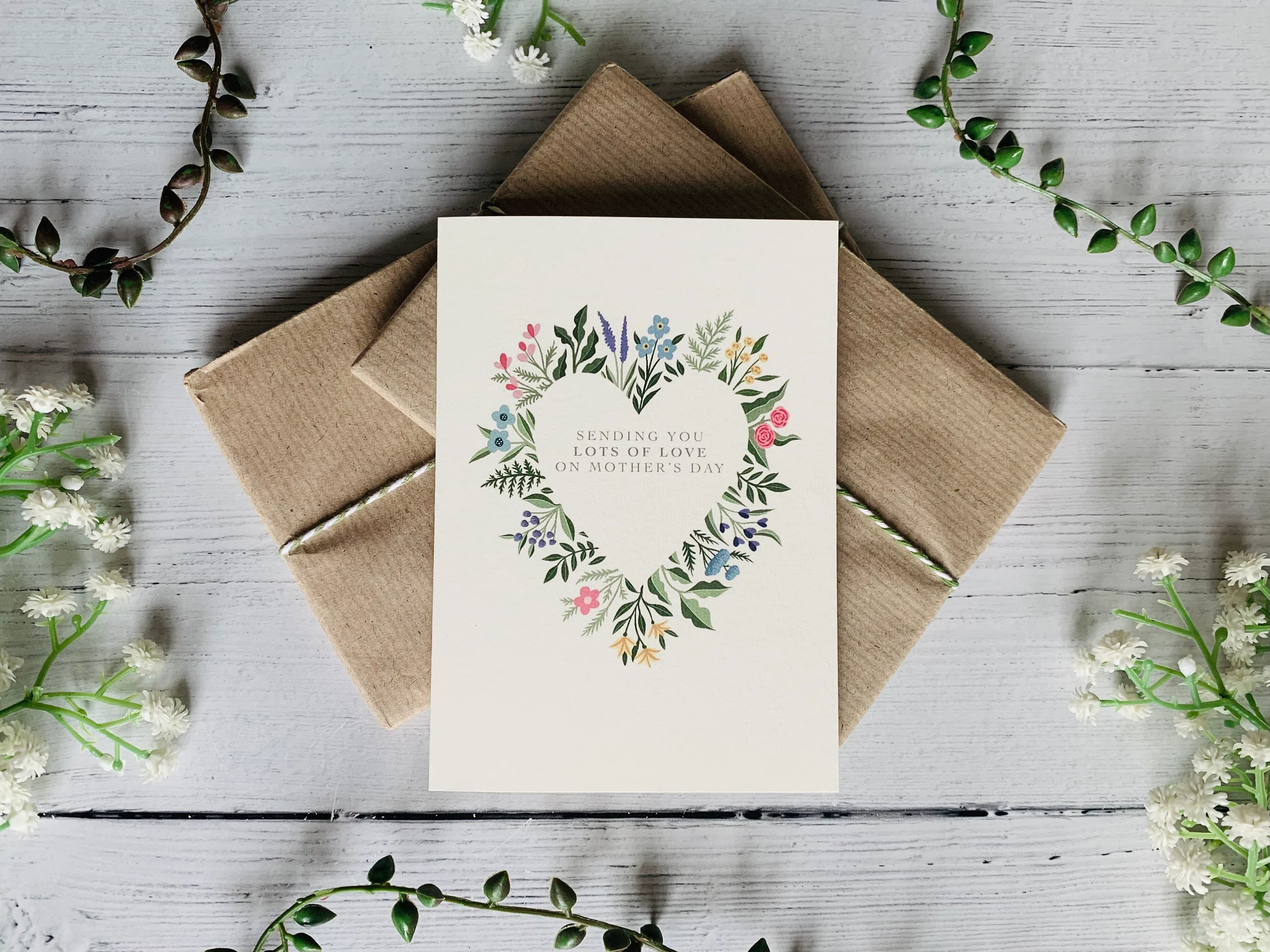 Floral Mother's Day card