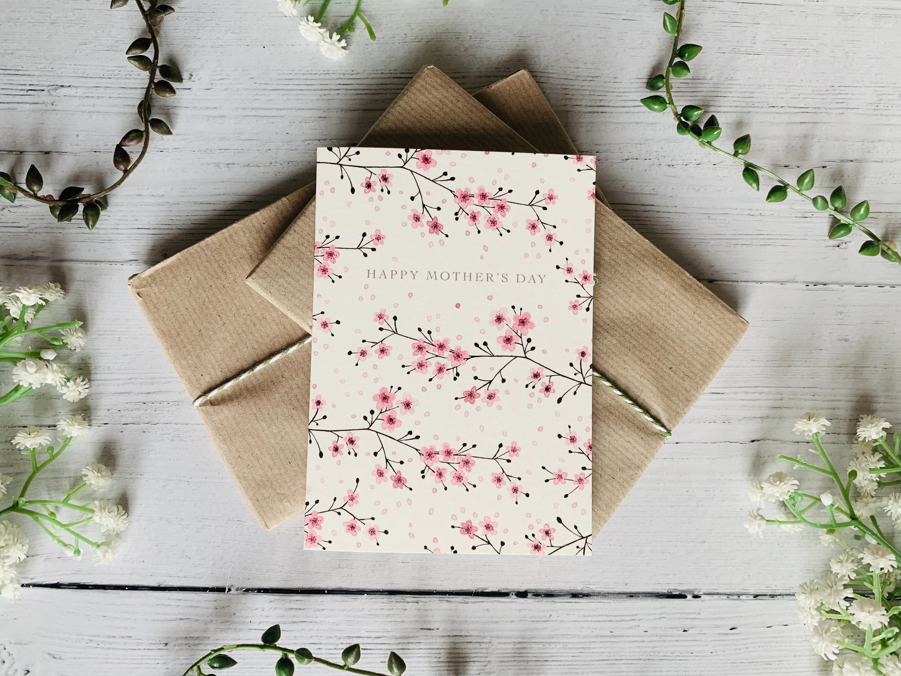 Floral Mother's Day card