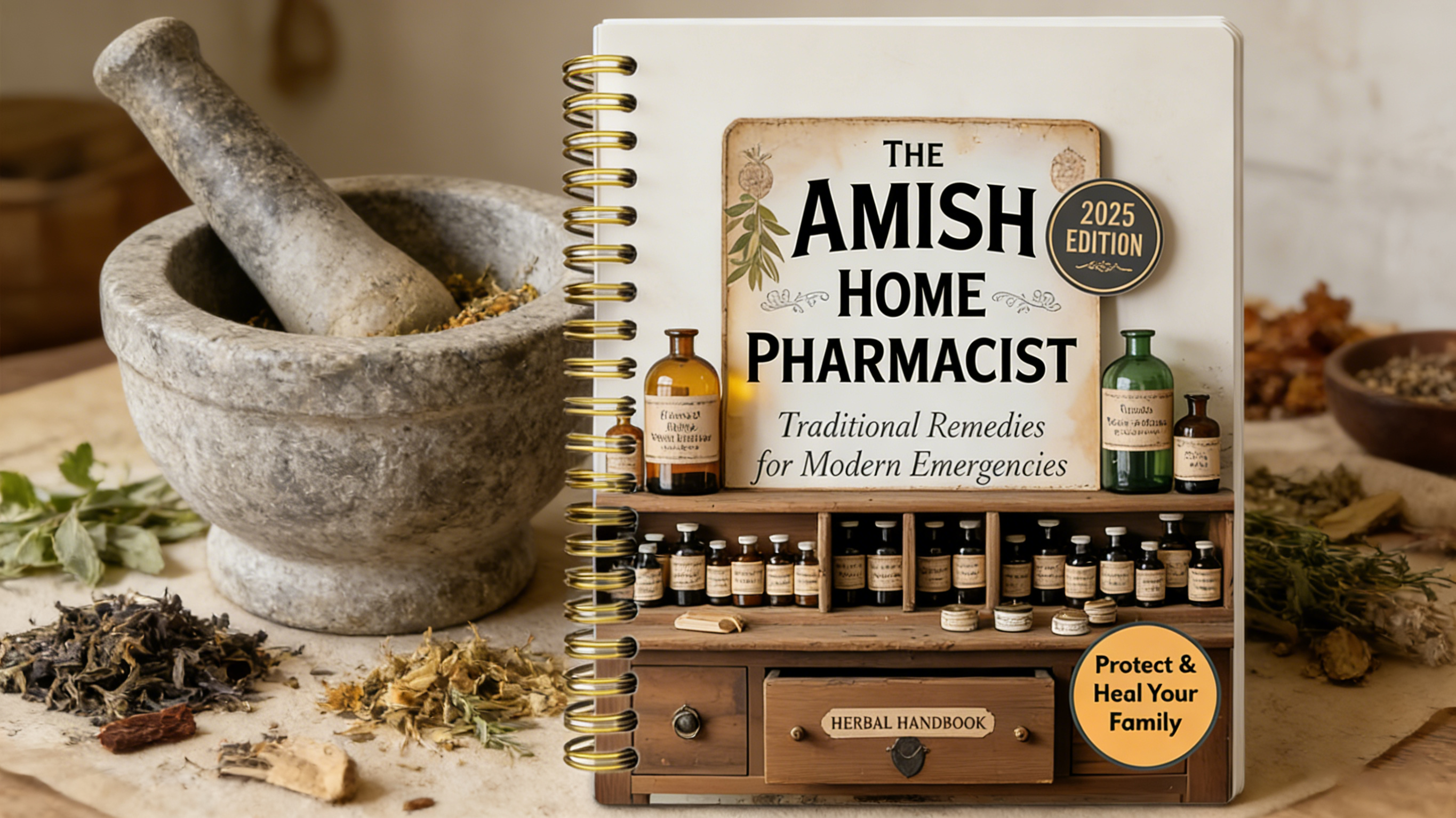 🌿Amish Home Pharmacist: A Natural Healing Handbook📚