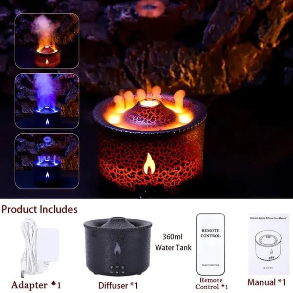 ✨Ultrasonic Volcano Humidifier