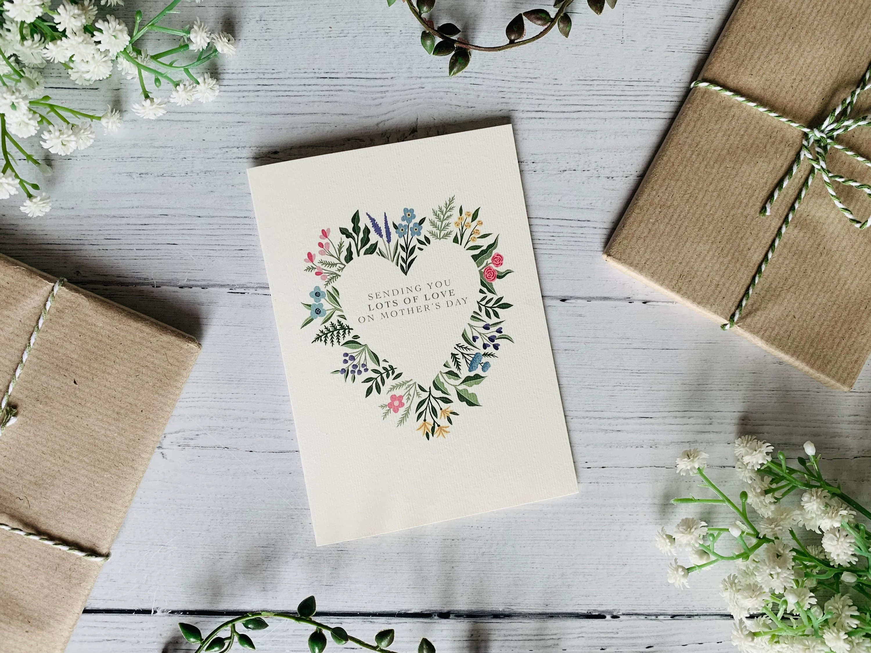 Floral Mother's Day card