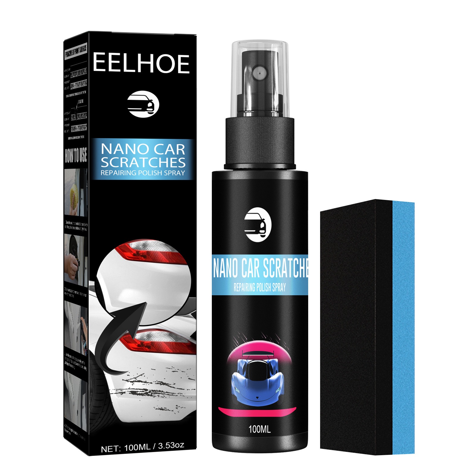 Car Scratch Repair Spray（🚙 suitable for all colors car paint）