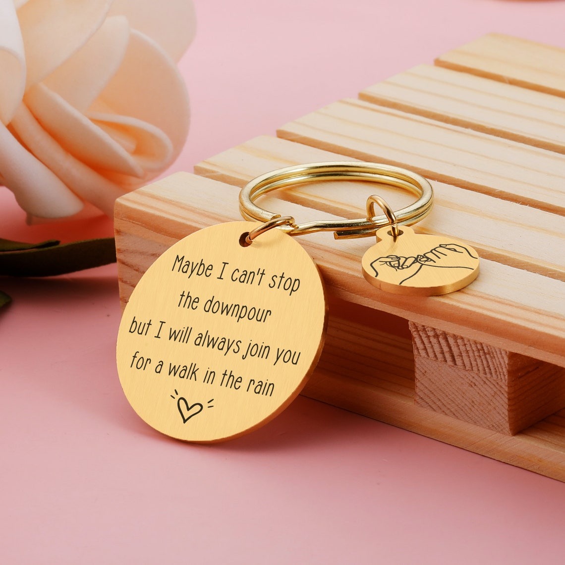 KEYCHAIN-always join you for a walk in the rain