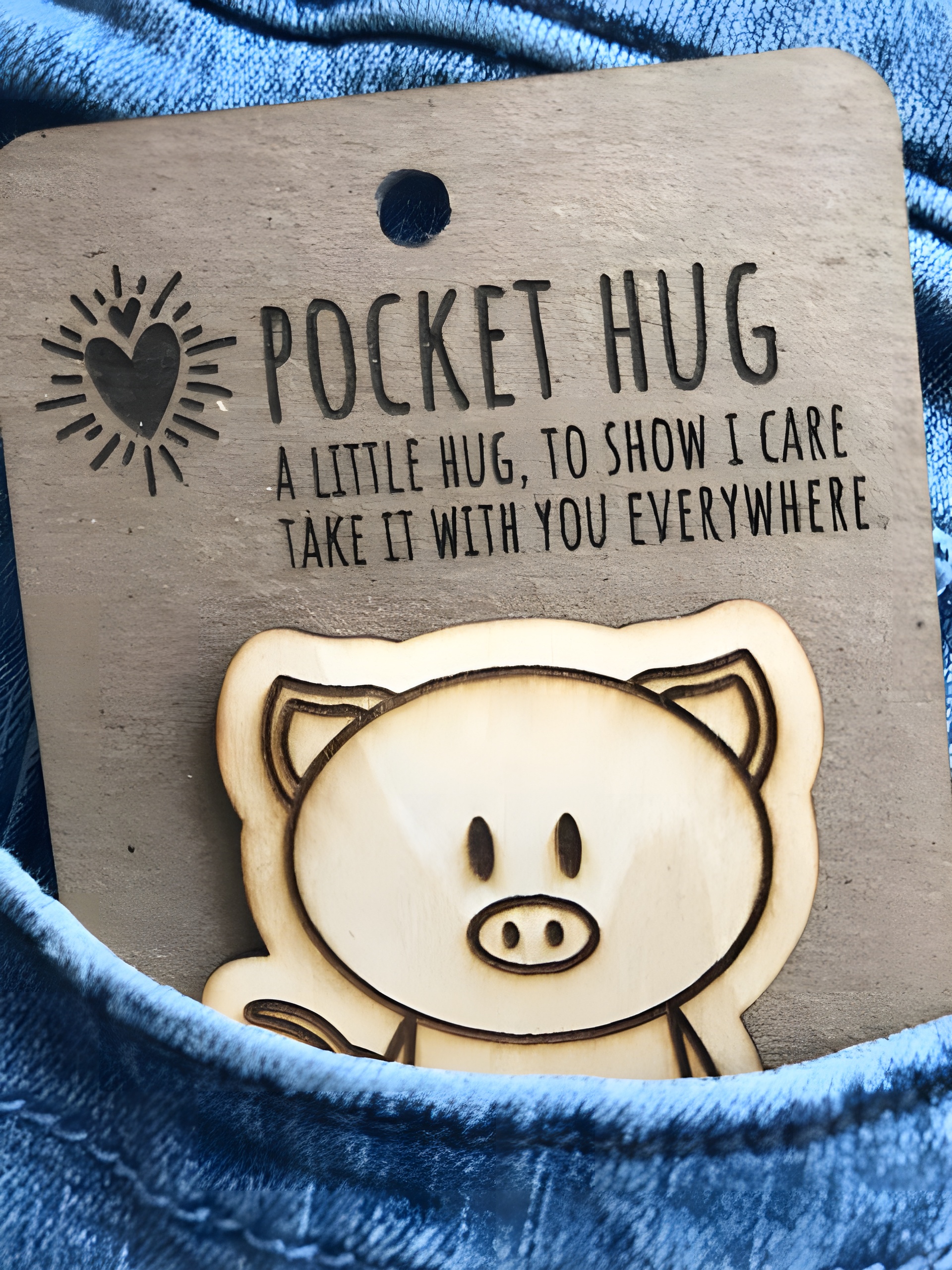 👼CUTE WOODEN ANIMAL POCKET PAL✨