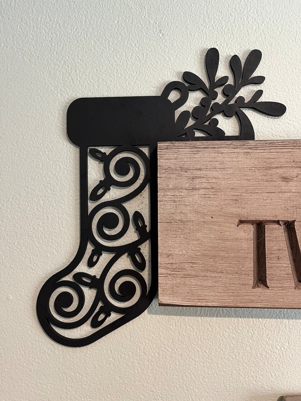 Christmas Door Corner Sign