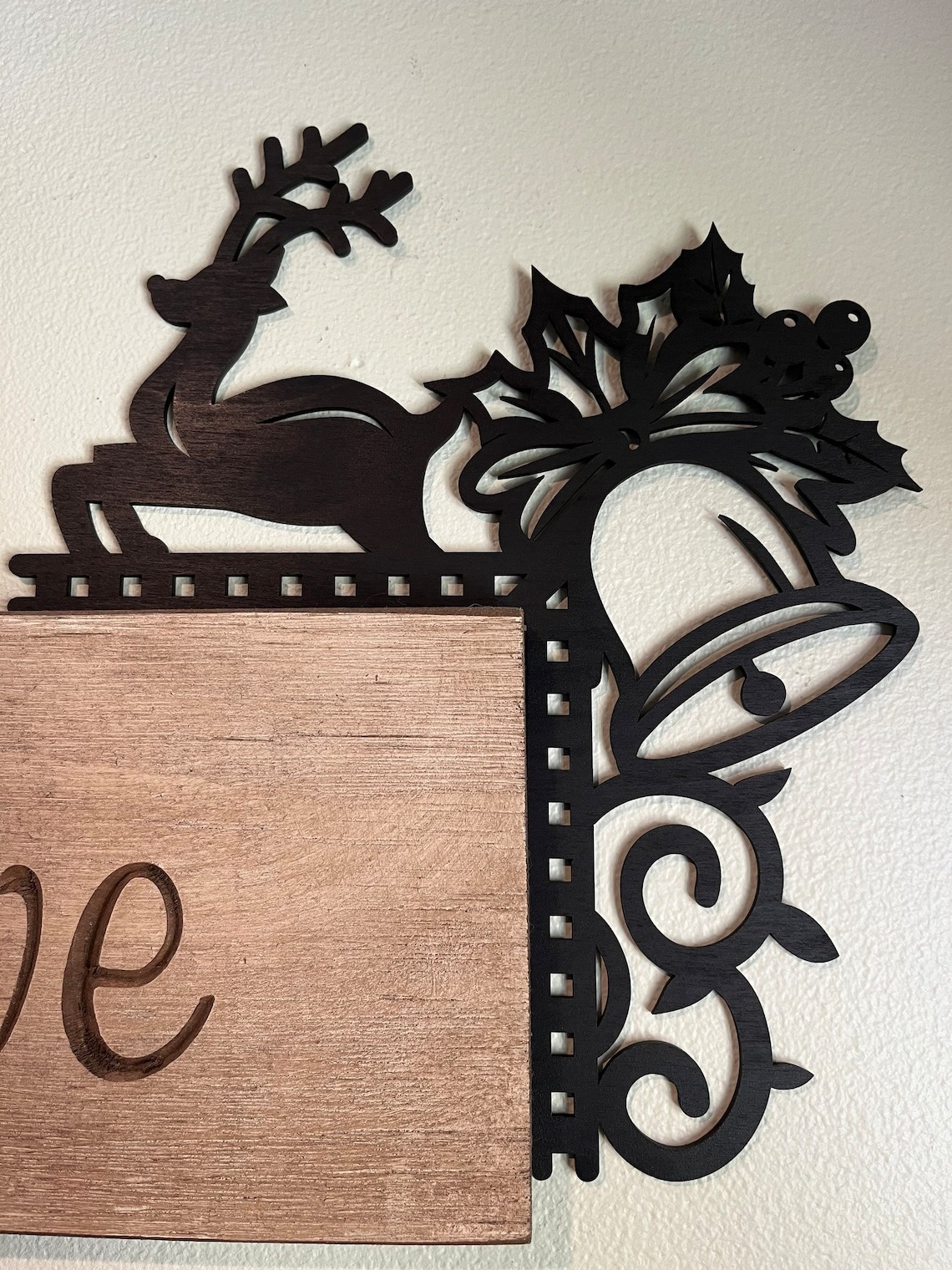 Christmas Door Corner Sign