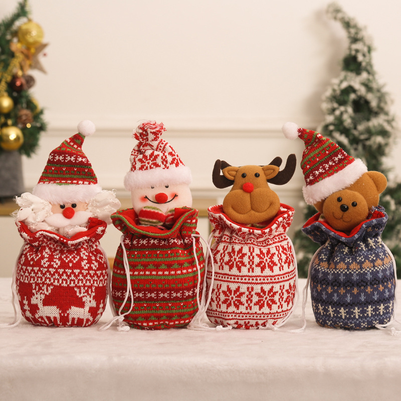 🎄Christmas Knitted Doll Gift Bags🎁