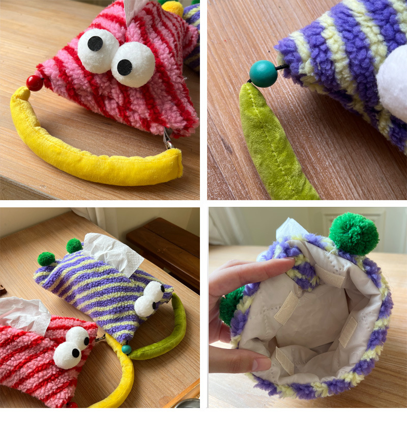 🎀Creative Gift🎁 - 💜Cute Paper Drawout Box Hanging Bag🎗