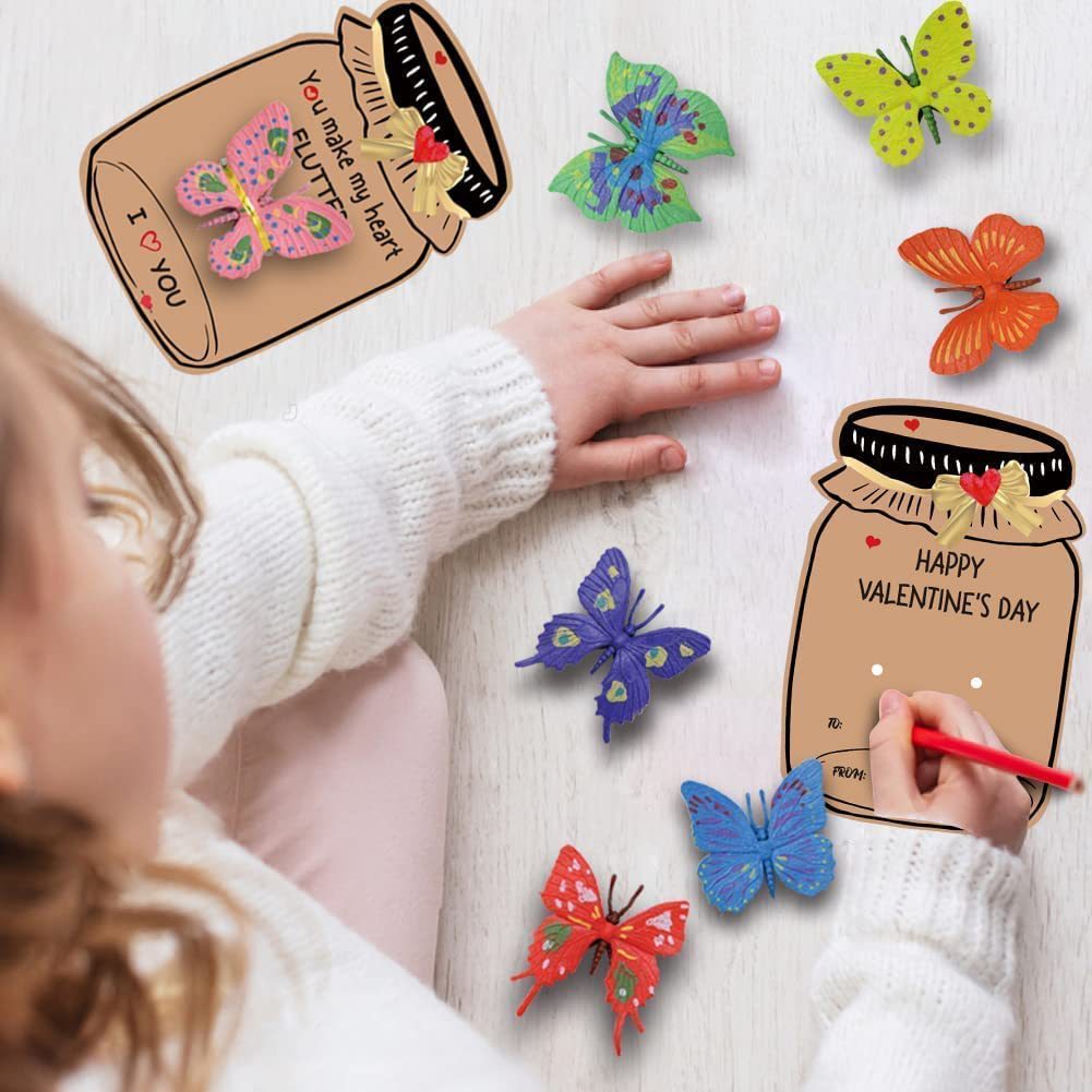 Valentines Day Gifts Cards for Kids Classroom School Exchange Cards