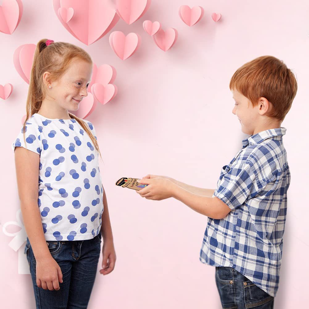 Valentines Day Gifts Cards for Kids Classroom School Exchange Cards