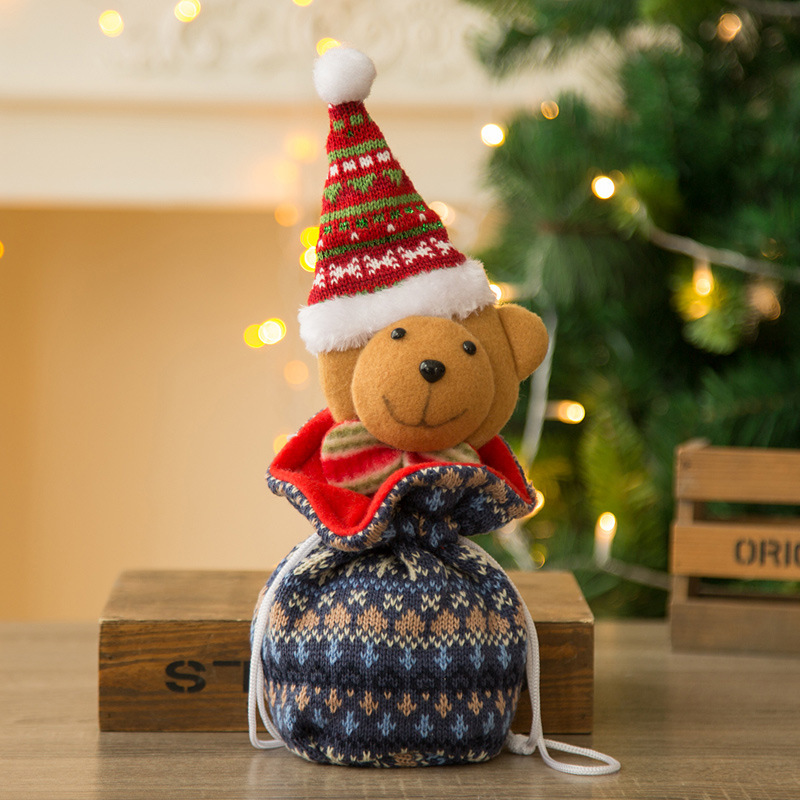 🎄Christmas Knitted Doll Gift Bags🎁