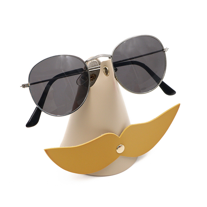 😂Beard Styling - 👓Leather Eyeglass Holder💥