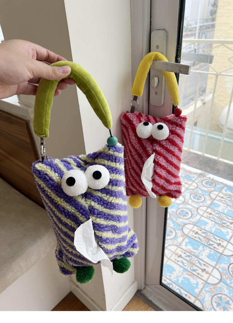 🎀Creative Gift🎁 - 💜Cute Paper Drawout Box Hanging Bag🎗