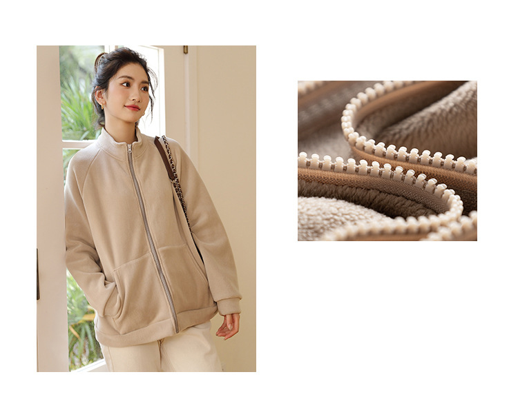 ❄️Shake Fleece Jacket Lamb🐏 - Women's Plush And Thick Cardigan👩